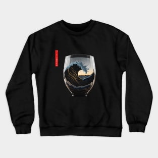 The Great Wave of Coffee Crewneck Sweatshirt